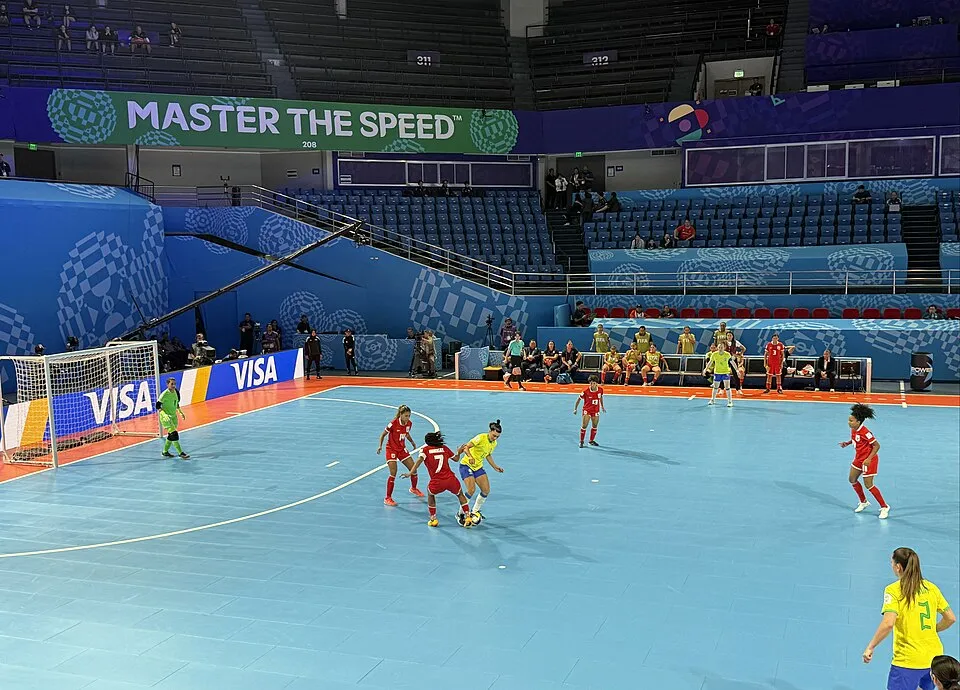Brazil plays Panama at the 2025 FIFA Futsal Women’s World Cup.